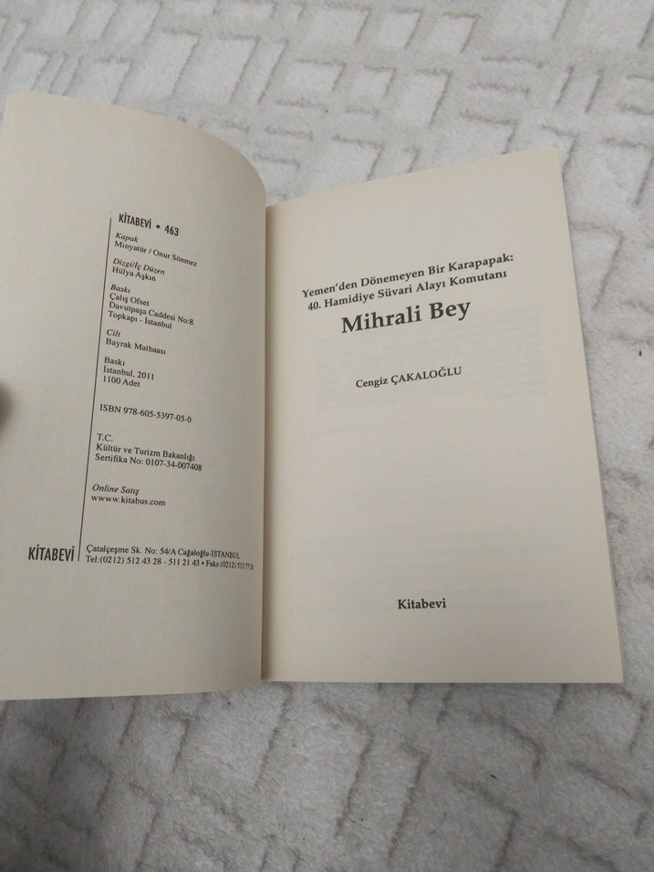Mihrali Bey - Biyografi Kitabı - Görsel 5