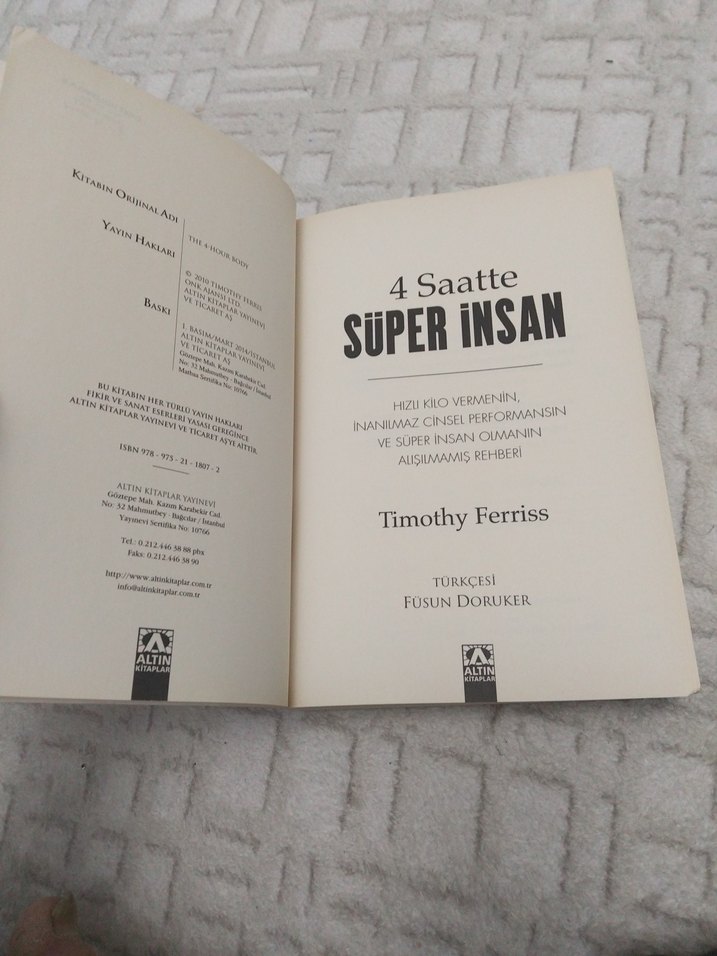 4 Saatte Süper İnsan - Timothy Ferriss - Görsel 5