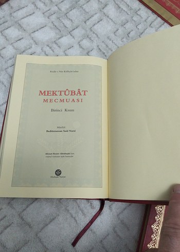 Osmanlı'ca Said Nursi Külliyatı Kitap Seti . - Görsel 7