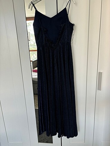 Gece Mavisi Abiye Elbise - Görsel 3