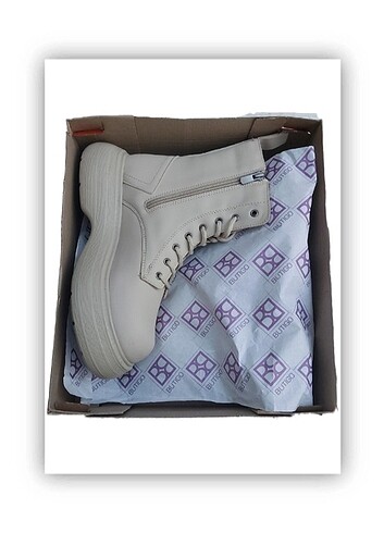 Sıfır 39 Numara Kışlık Bot | Kadın Fermuarlı Bot - Görsel 5