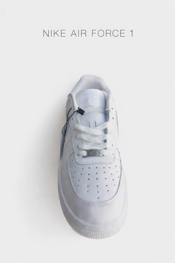 Beyaz Nike Airforce I Erkek Spor Ayakkabı - Görsel 3