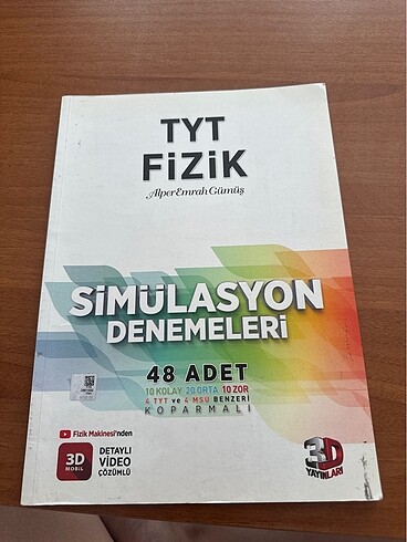 3D TYT FİZİK SİMÜLASYON DENEMELERİ