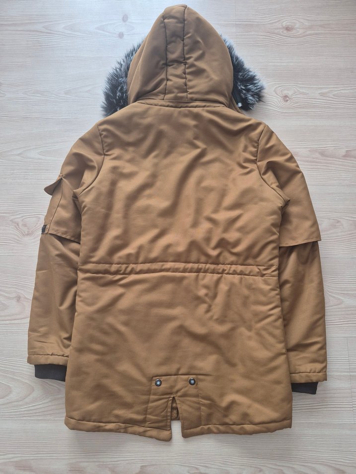 Kürklü Fur Hip-hop Y2K Pislick Mont - Görsel 2