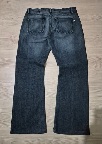 Oakley Type Flared Hip-Hop Y2K Pislick Jean - Görsel 2