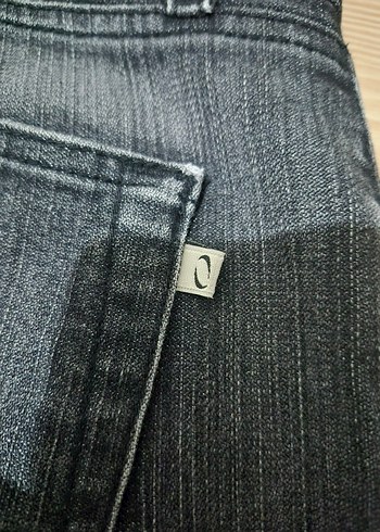 Oakley Type Flared Hip-Hop Y2K Pislick Jean - Görsel 3