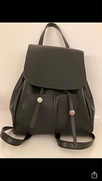 Zara Katlamalı Kapaklı Sırt Çantası