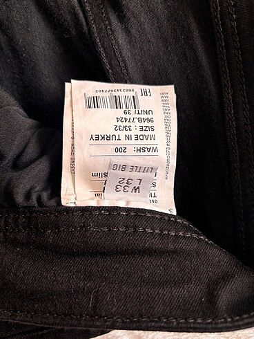 33 Beden LITTLE BIG ERKEK KOT PANTOLON