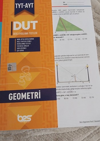  Beden DUT Sınav Hazırlık Seti - Matematik, Geometri, Fizik, Coğrafya