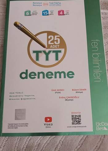 TYT Fen Bilimleri Deneme Seti 25x20