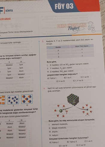  Beden DUF TYT Kimya Ders Uygulama Föyleri