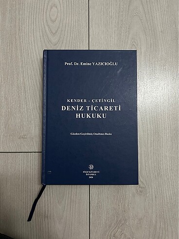 Deniz Ticareti Hukuku Kender/Çetingil/Yazıcıoğlu