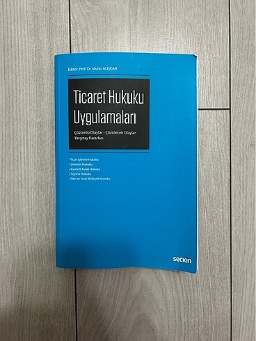 Ticaret Hukuku Uygulamaları Murat Alışkan