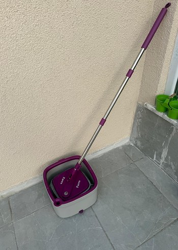 Mor ve Gri Vakumlu Temizlik Seti - Görsel 2