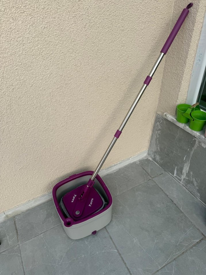 Mor ve Gri Vakumlu Temizlik Seti - Görsel 2