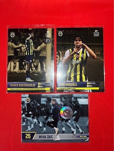 Oosterwolde Ferdi Kadıoğlu Zajc Panini Mythos Topps