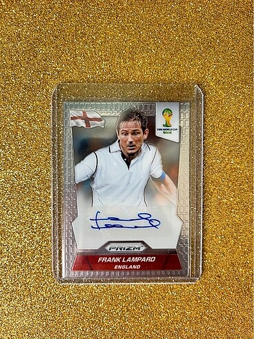 Frank Lampard World Cup 2014 Prizm Auto Panini İmzalı