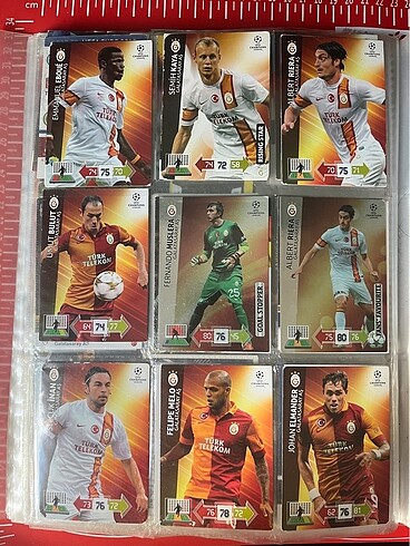 Galatasaray 2012 Kart Lotu Panini Champions League