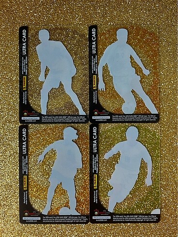  Panini Euro 2008 Plastik Kart Buffon Arshavin İbrahimoviç Charis
