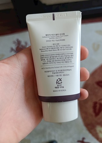 Diğer celleanser Vegan Clean Güneş Kremi SPF 50+ PA++++