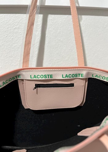 Beden pembe Renk Lacoste Pembe Kadın Omuz ve Kol Çantası