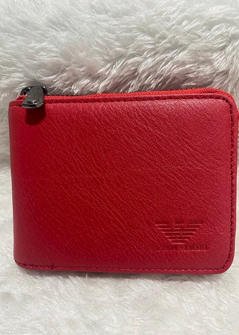 Kırmızı Hakiki Deri Kadın Cüzdan - Görsel 2