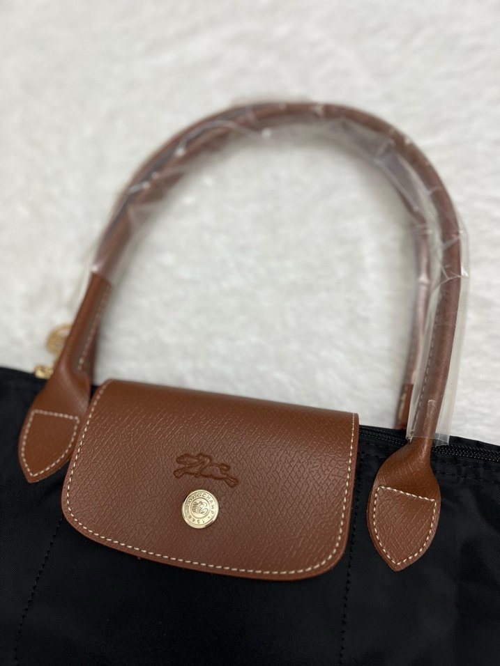 Longchamp Siyah Katlanabilir Çanta - Görsel 2