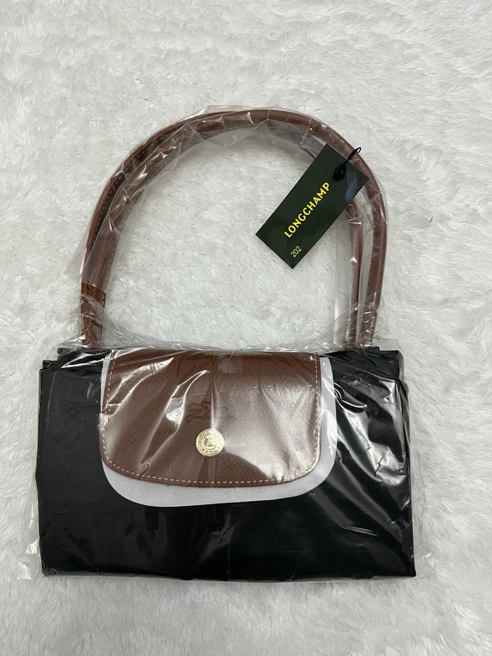 Longchamp Siyah Katlanabilir Çanta - Görsel 3