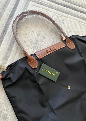 Longchamp Katlanabilir Siyah Çanta - Görsel 6