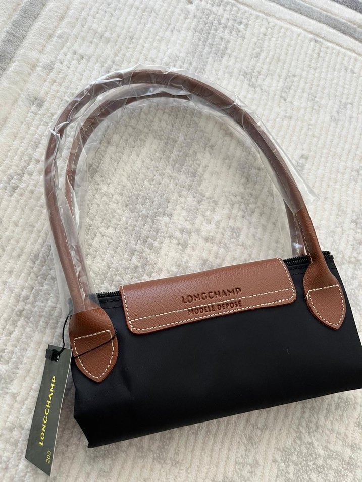 Longchamp Katlanabilir Siyah Çanta - Görsel 5