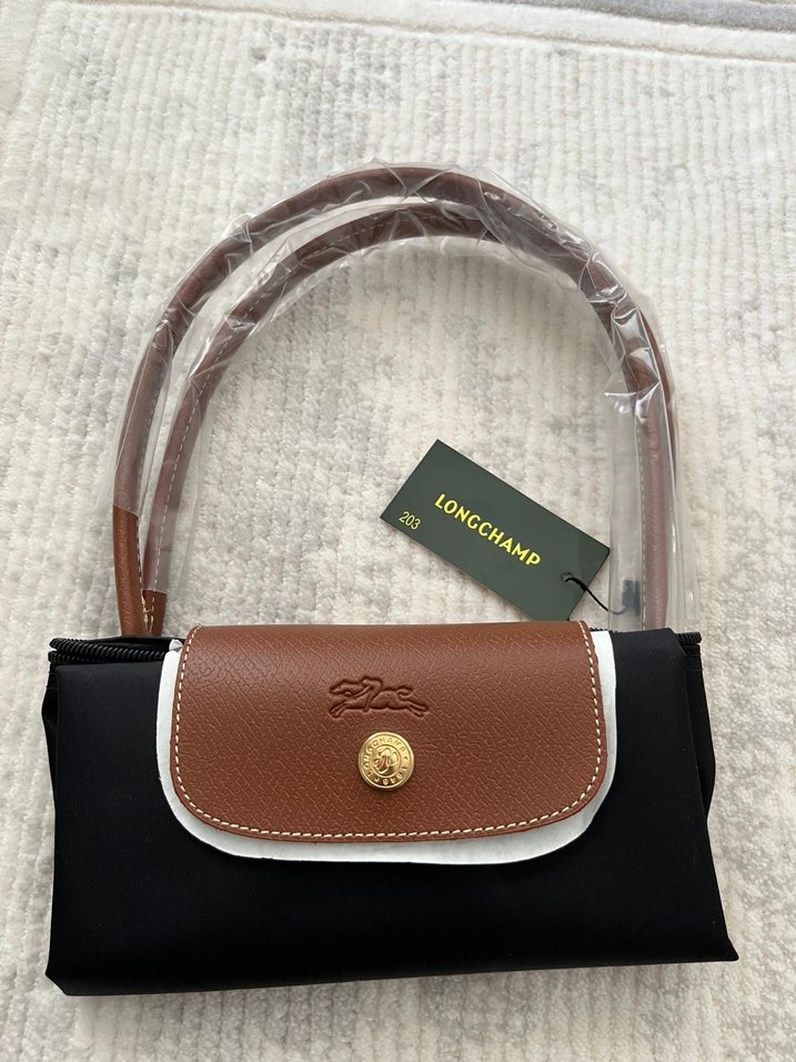 Longchamp Katlanabilir Siyah Çanta - Görsel 2
