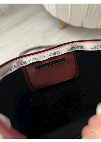 Lacoste Bordo Kadın Omuz Çanta - Görsel 4
