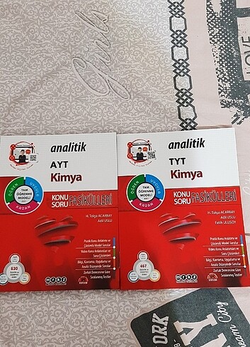 Merkez Yayınları Tyt Ayt kimya konu anlatımlı soru bankası