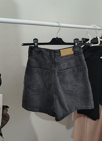 Zara Zara siyah kot şort