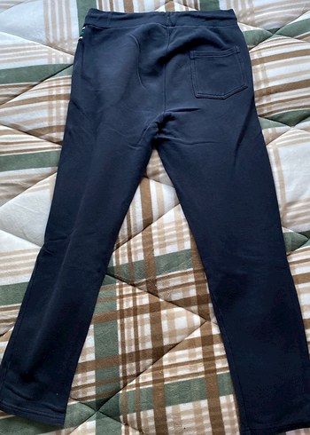 Erkek Siyah Kemerli Rahat Kesim Eşofman Altı - Görsel 3