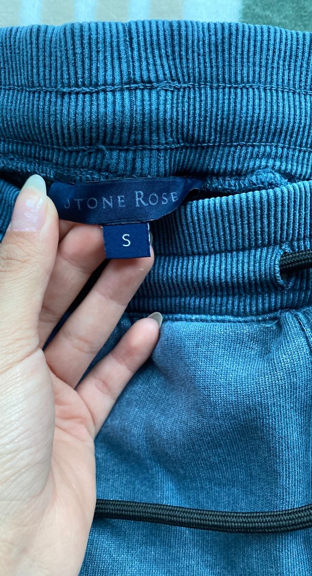 Gri Bol Kesim Erkek Kot Eşofman Altı - Görsel 2