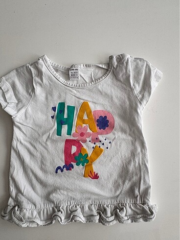 Kız bebek tişört 18/24 ay 86-92 cm