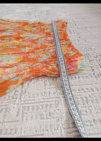 Renkli Bohem Desenli Uzun Etek - Görsel 3