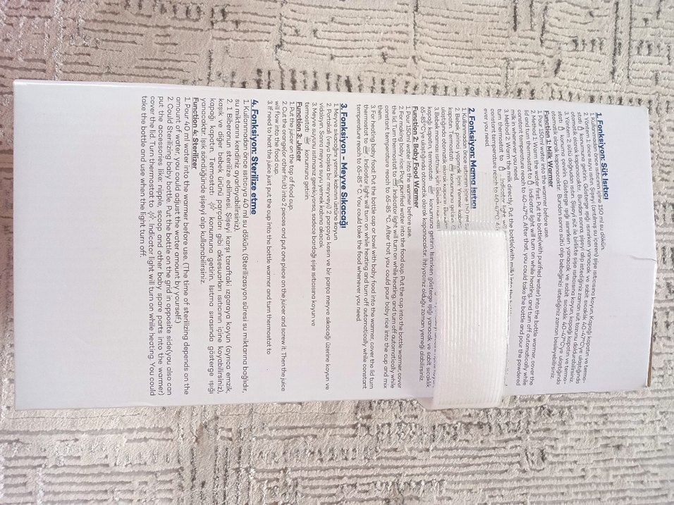 4 İşlevli Pastel Renkli Biberon Isıtıcı ve Sterilizatör - Görsel 5