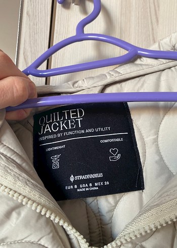 s Beden Düğmeli Beyaz Midi Street Wear Ceket