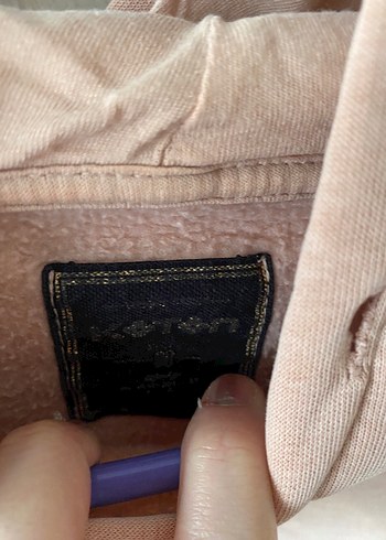 Kadın Bej Kapüşonlu Sweatshirt - Görsel 2