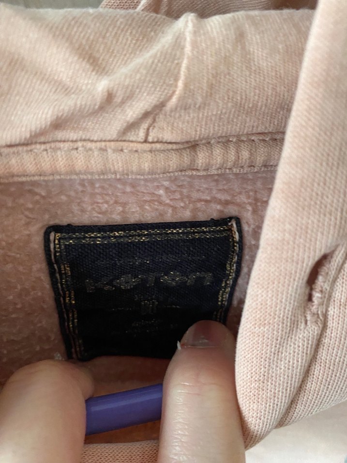 Kadın Bej Kapüşonlu Sweatshirt - Görsel 2