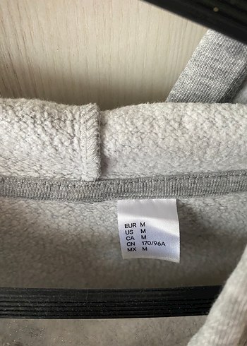 Gri Kadın Kapüşonlu Salaş Sweatshirt - Görsel 2