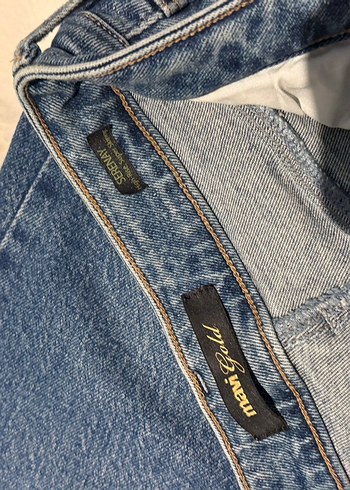 Kadın Mavi Normal Kesim Kot Pantolon - Görsel 2