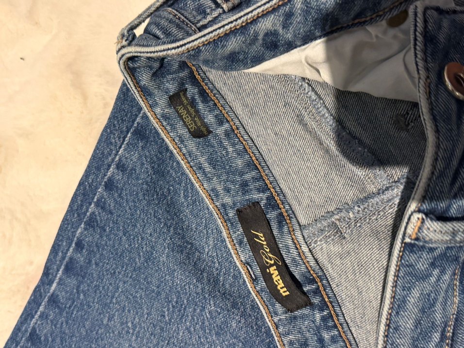 Kadın Mavi Normal Kesim Kot Pantolon - Görsel 2