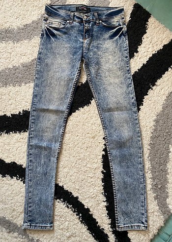 Diğer Acik Mavi Slim Fit Denim Jean