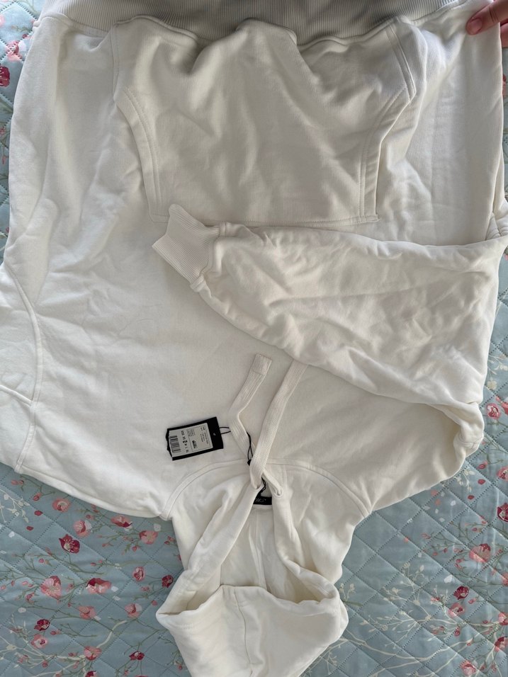 Mavi beyaz sweatshirt - Görsel 4