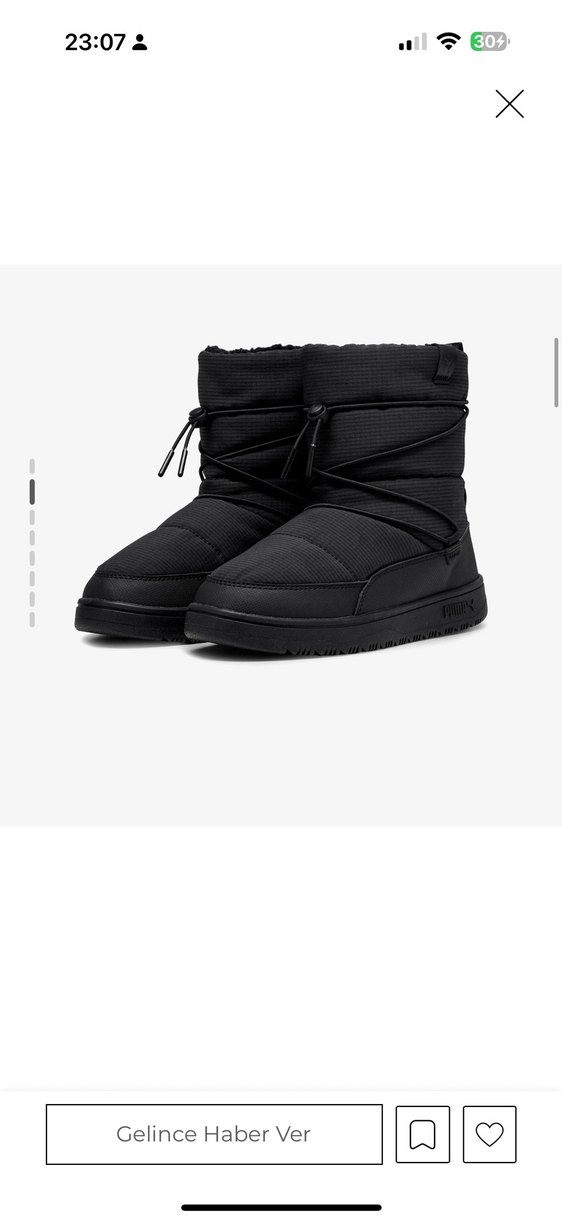 Puma Siyah Kürklü Kadın Bot - Görsel 2