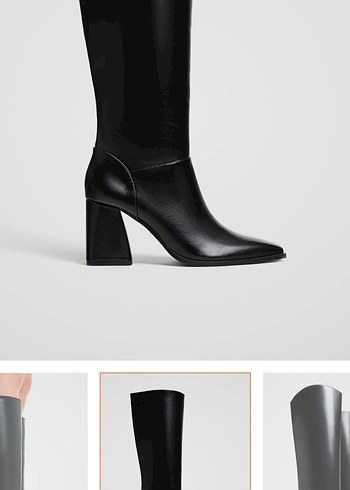 Stradivarius Topuklu Çizme - Görsel 2