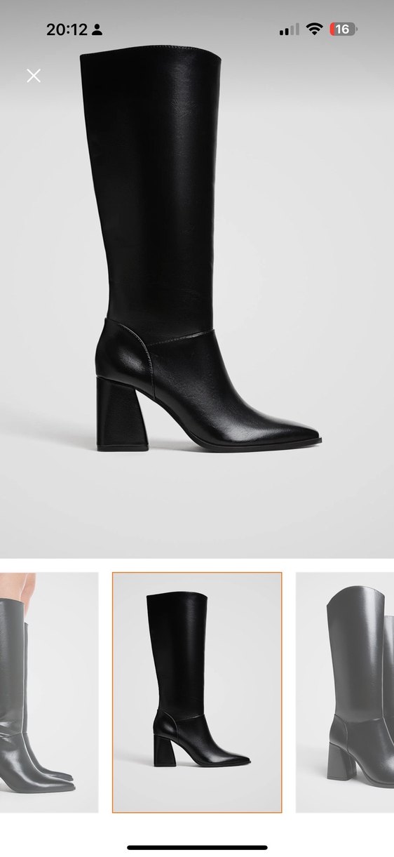 Stradivarius Topuklu Çizme - Görsel 2